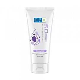 HADA LABO Soft & White Face Wash крем-пінка для вмивання з ресвератролом, вирівнює тон, 100 г