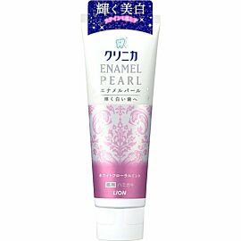 Lion Clinica Enamel Pearl White Floral Mint високоефективна відбілююча зубна паста з фтором, 130 г