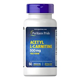 Puritan's Pride Acetyl L-Carnitine 500 mg 60 капс
