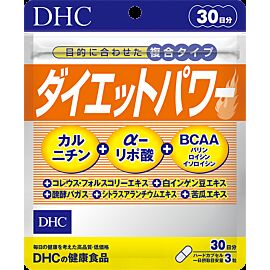 DHC Diet Power контроль ваги з форсколіном, карнітином, α-ліпоєвою кислотою, момордика, амінокислотами, 90 капсул