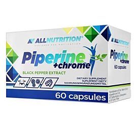 Allnutrition Piperine+ chrom екстракт чорного перцю 95% + хрома піколінат, 60 капсул