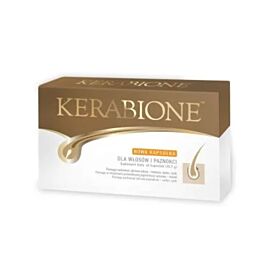 Kerabione Valentis біотин, вітаміни, мінерали, кремній із бамбука, амінокислоти для волосся й нігтів, 60 капсул