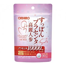 ORIHIRO плацента 10000, супон, женьшень, 60 таб на 30 днів