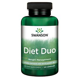 Swanson Diet Duo блокатор калорій з хітозаном і екстрактом білої квасолі, 120 капсул