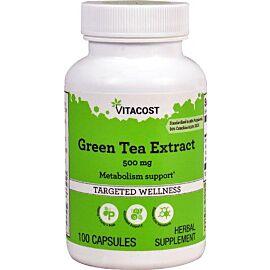 Vitacost Екстракт зеленого чаю (США) 500 мг, 100 капсул