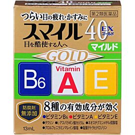 Lion Smile 40EX Gold Mild краплі з вітамінами, таурином від втоми, свербежу, дискомфорту, індекс 2, 13 мл