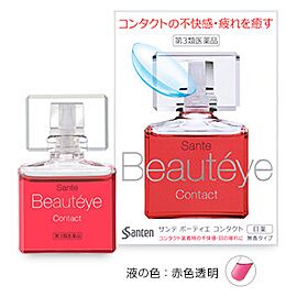 Sante Beauteye Contact зволожуючі краплі для жінок при носінні контактних лінз, запах троянди, без ментолу, 12 мл