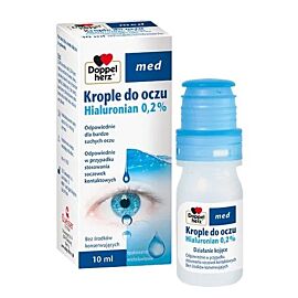Doppelherz Med гіалуронові краплі для очей, 10 мл