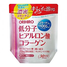 Orihiro щільний колаген + низькомолекулярна гіалуронова кислота + глюкозамін + кераміди, 180 г на 30 днів