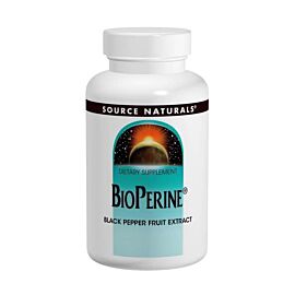 Source Naturals BioPerine ® Чорний перець 10 mg, 60 табл