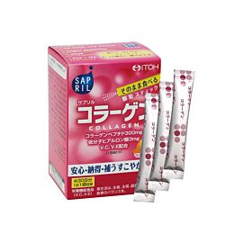 ITOH SAPRIL COLLAGEN Колаген Японський + гіалуронова кислота, смак манго, 30 саше-пакетів по 2 г на 30 днів