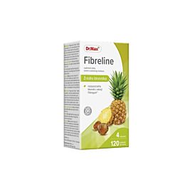 Dr.Max Fibreline 100% розчинне волокно акації + ананасовий сік для гарного функціонування кишківника, 120 таб