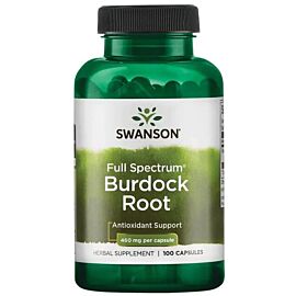 Swanson Burdock Root Корінь лопуха, 460 мг, 100 капсул