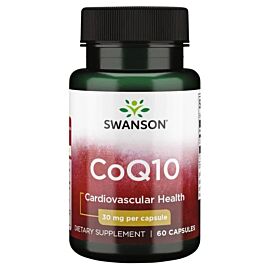 Swanson CoQ-10 коензим Q10, 30 мг 60 капс