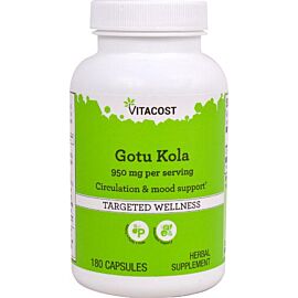 Vitacost Gotu Kola Готу кола 950 мг, 180 капсул