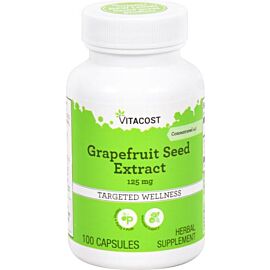 Vitacost Grapefruit Seed Extract Екстракт насіння грейпфрута, 125 мг, 100 капсул