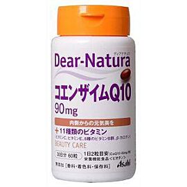 Asahi Dear Natura CoQ-10 90 мг Коензим Q10 + 11 вітамінів, 60 капс на 30 днів