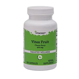 Vitacost Vitex Fruit Chaste Berry ягода Вітексу священного 400 мг у кожній капсулі, 100 капсул