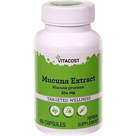 Vitacost Mucuna Extract Екстракт мукуни 334 мг, 60 капсул