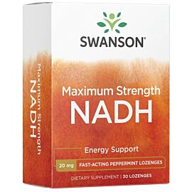 Swanson Ultra Maximum Strength NADH швидкодіючий підсилювач активності мозку 20 мг, 30 таб