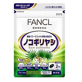 FANCL Saw Palmetто екстракт, олія насіння гарбуза, вітамін Е, 60 капсул на 30 днів прийому