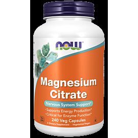 Now Magnesium Citrate магнію цитрат 400 мг магнію в 3 капсулах, 240 капсул на 80 днів прийому