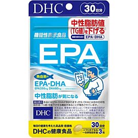 DHC EPA + DHA Omega-3, вітамін Е, виробництво Японія, 90 желатинових капсул на 30 днів прийому