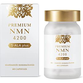 NMN Premium 4200 5-ALA plus Нікотинамідмононуклеотид і 5-ALA, омолоджуюча дія, 60 желатинових капсул. До 01/2026