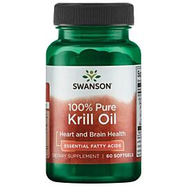 Swanson Олія криля 100%, 500 мг, 60 капсул