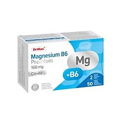 Dr.Max Magnesium B6 Premium магнію цитрат і вітамін В6, 50 таблеток