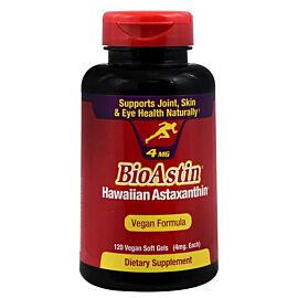 Nutrex Hawaii BioAstin Астаксантин веганський 4 мг у кожній капсулі, 120 капсул