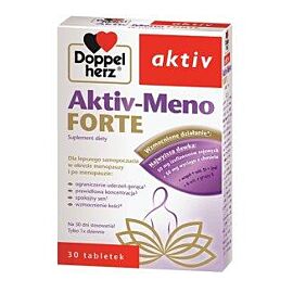 Doppelherz Aktiv Meno Forte ізофлавони сої, екстракт хмелю, вітаміни групи B, вітамін D, 30 таблеток