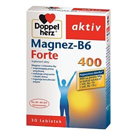 Doppelherz Aktiv, Magnez-B6 Forte 400mg, Магній B-6, 30 таб
