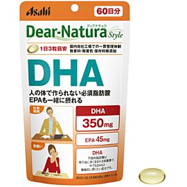 Asahi Dear Natura DHA та EPA з вітаміном Е, Омега-3, риб'ячий жир, 180 капсул на 60 днів прийому