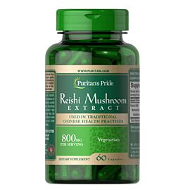 Puritan's Pride Reishi Mushroom Extract 60 капсул