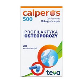 Calperos Teva профілактика остеопорозу, 500 мг карбонату кальцію, 200 таблеток