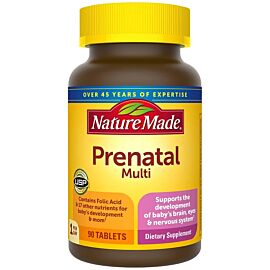 Nature Made Prenatal Multi комплекс вітамінів і мінералів для вагітних жінок, 90 таблеток на 90 днів