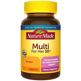Nature Made multi for her 50+ мультивітаміни для жінок, 90 таблеток на 90 днів