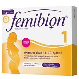 Femibion 1, вітамінно-мінеральний комплекс Рання вагітність, 28 таблеток