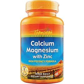 Thompson Calcium Magnesium with Zinc Кальцій, магній, цинк 330/170/8 мг, 90 табл