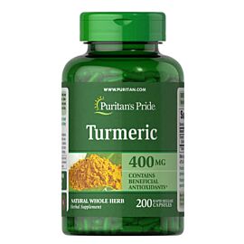 Puritan's Pride Turmeric 400 mg 200 капсул