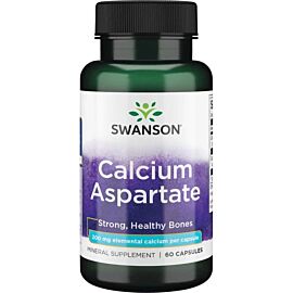 Swanson Calcium Aspartate Кальцій біодоступний (аспартат) для швидкого засвоєння, 60 капсул