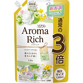 Lion Soflan Aroma Rich Ellie парфумований кондиціонер для білизни (змінний блок) 1,2 л