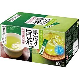Ajinomoto AGF Uji Matcha Containing GreenTea Чай матча з Удзі, смак Сенча, стіки 0,8 г х100 шт