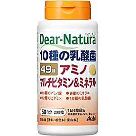Asahi Dear Natura Японські вітаміни, мінерали, амінокислоти (49 компонентів), 200 таб на 50 днів. До 08/2026