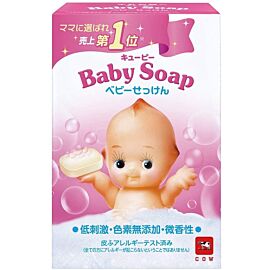 COW KEWPIE Дитяче туалетне мило з натуральними вершками, скваланом для дітей і дорослих, брусок 90 г