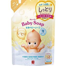 COW KEWPIE Moist (Кьюпі) Дитяче молочне мило-пінка 0+ , поповнення 300 мл