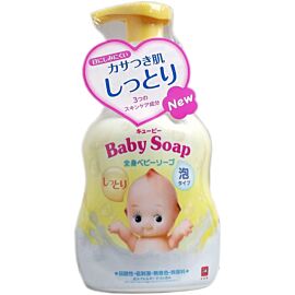 COW KEWPIE Moist (Кьюпі) Дитяче молочне мило-пінка 0+ , пляшка з дозатором, 400 мл