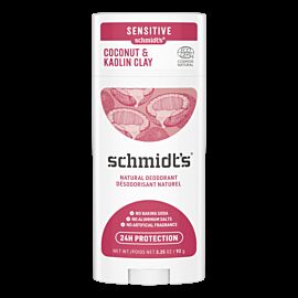 Schmidt's Натуральний дезодорант для чутливої шкіри з кокосовою олією, ши, каоліном, 92 г