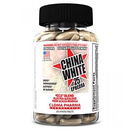 China White 25 100 таблеток
